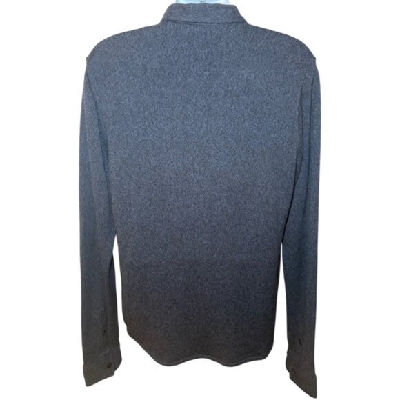 Faherty Mens L Legend Sweater Shirt Cotton Cashmere Button Down Long Sleeve Blue - Picture 3 of 11